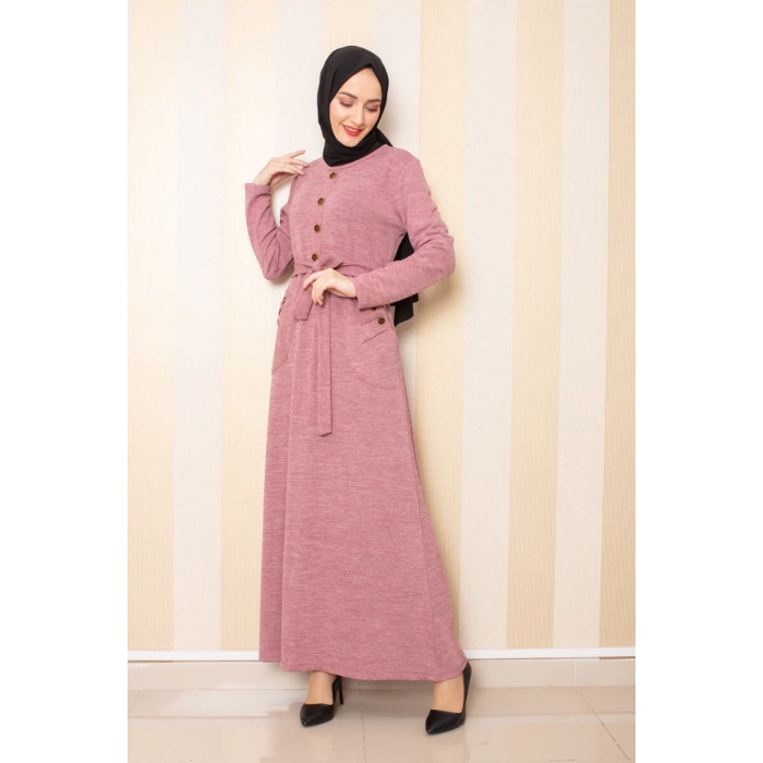 Moda Çizgi Tesettür Elbise