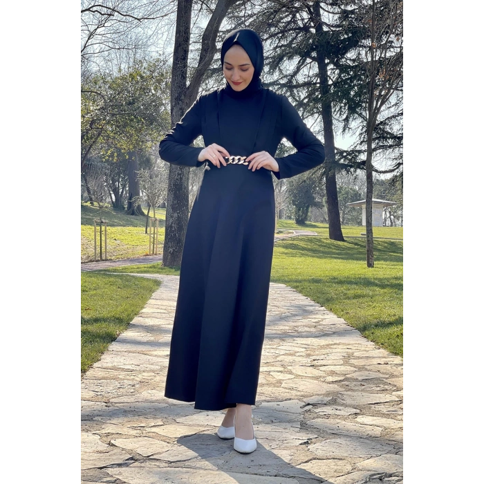 Moda Çizgi Tesettür Elbise