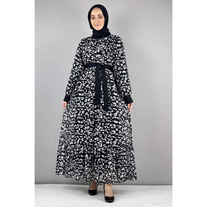 Moda Çizgi Tesettür Elbise