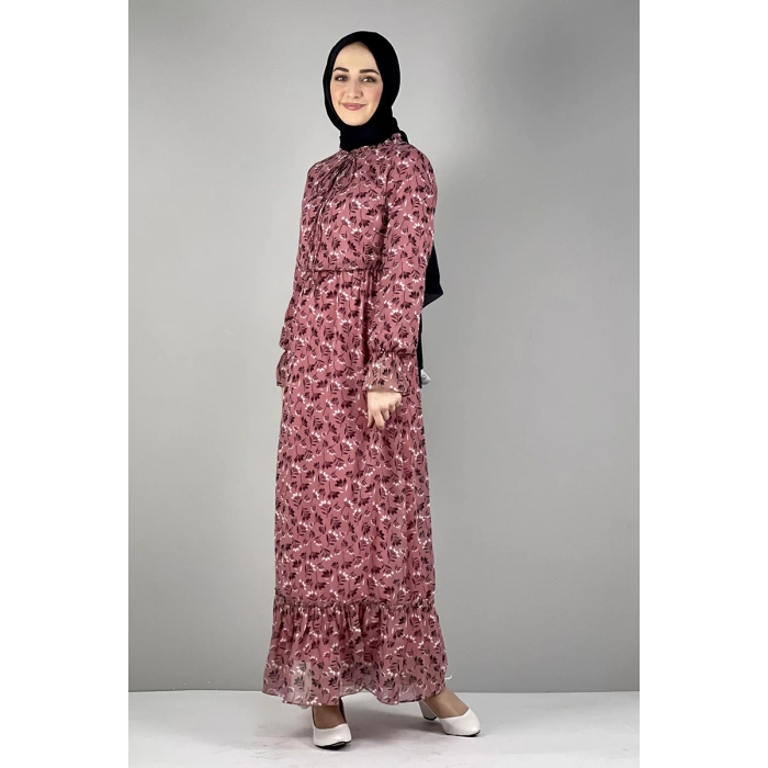 Moda Çizgi Tesettür Elbise