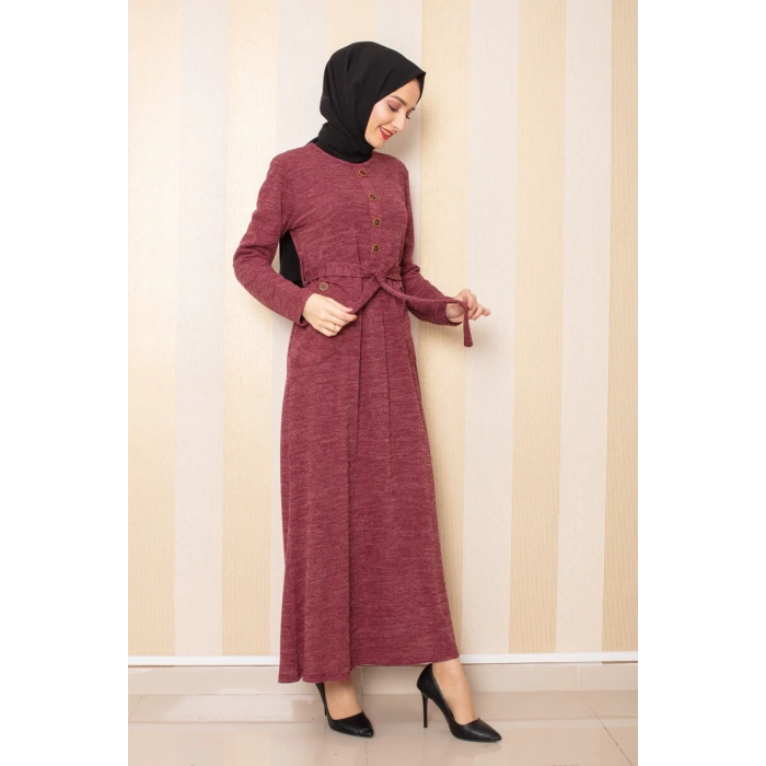 Moda Çizgi Tesettür Elbise