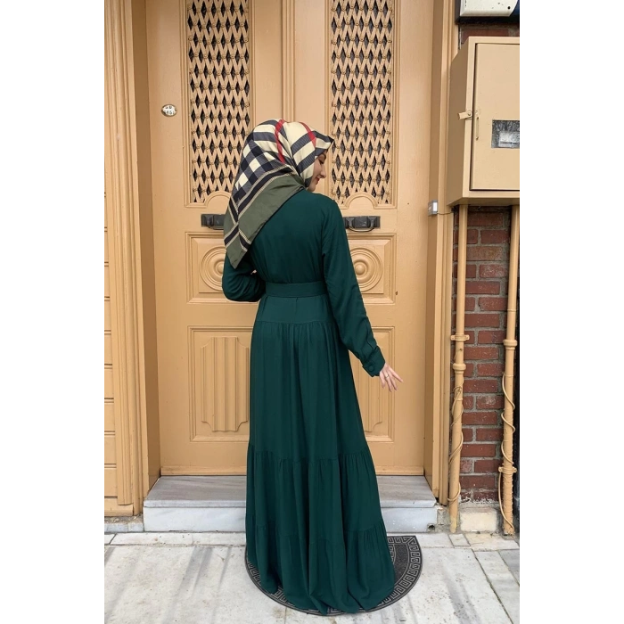 Moda Çizgi Tesettür Elbise