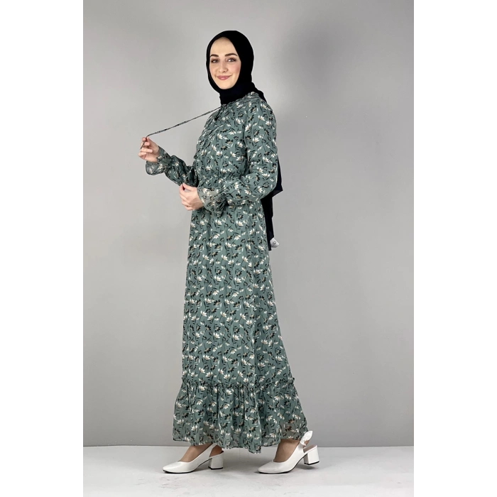 Moda Çizgi Tesettür Elbise