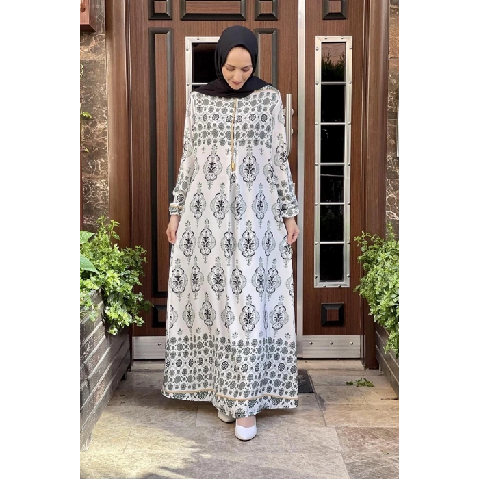 Moda Çizgi Tesettür Elbise