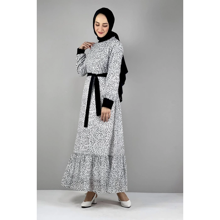 Moda Çizgi Tesettür Elbise