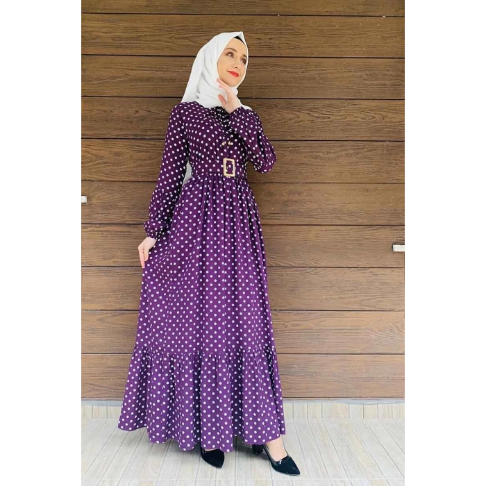 Moda Çizgi Tesettür Elbise