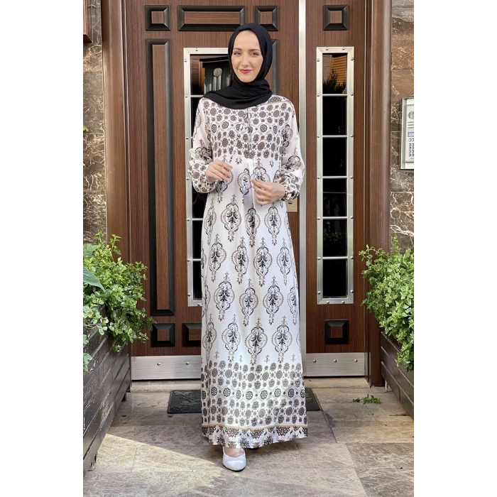 Moda Çizgi Tesettür Elbise