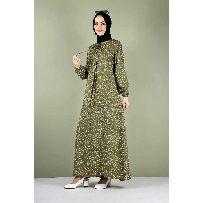 Moda Çizgi Tesettür Elbise