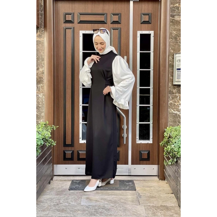 Moda Çizgi Tesettür Elbise