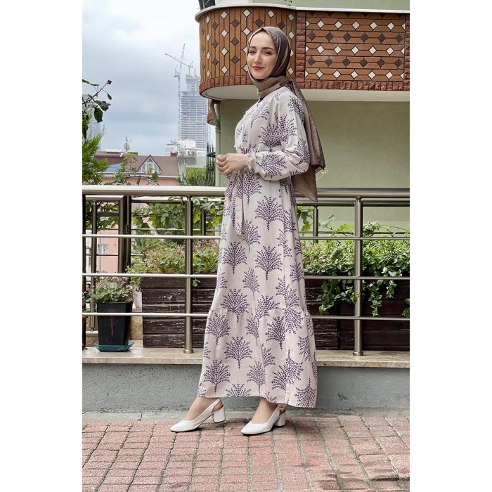 Moda Çizgi Tesettür Elbise