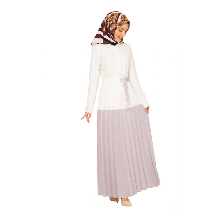 Moda Çizgi Tesettür Elbise