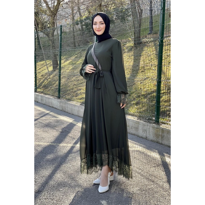 Moda Çizgi Tesettür Elbise