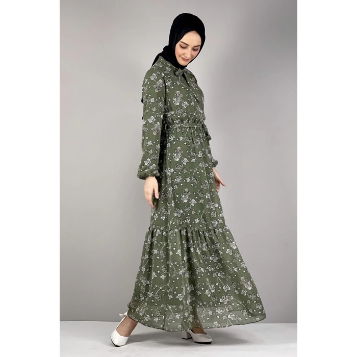 Moda Çizgi Tesettür Elbise