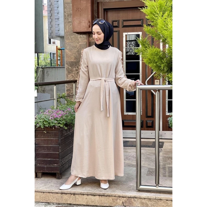 Moda Çizgi Tesettür Elbise