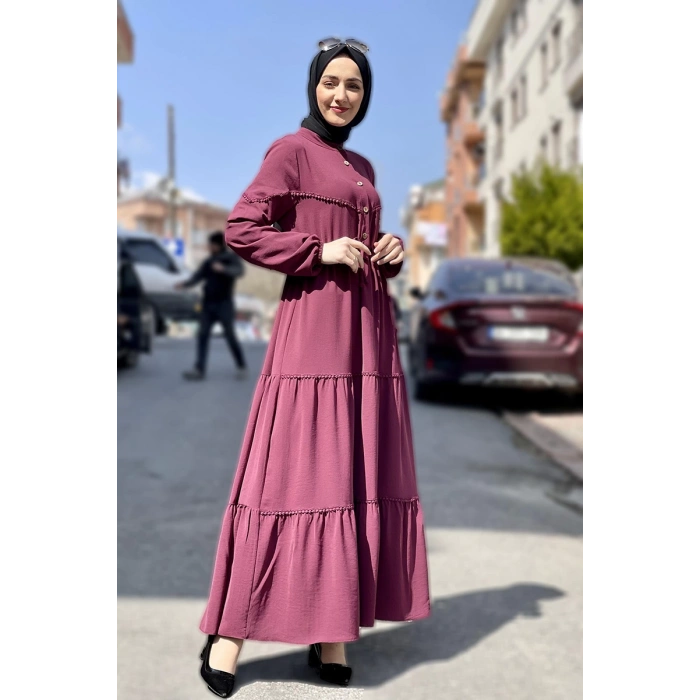 Moda Çizgi Tesettür Elbise