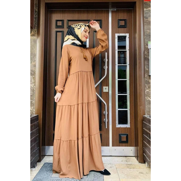 Moda Çizgi Tesettür Elbise