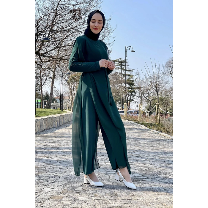 Moda Çizgi Tesettür Elbise