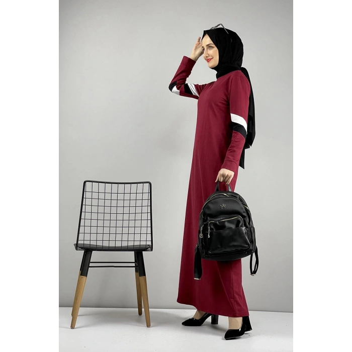 Moda Çizgi Tesettür Elbise