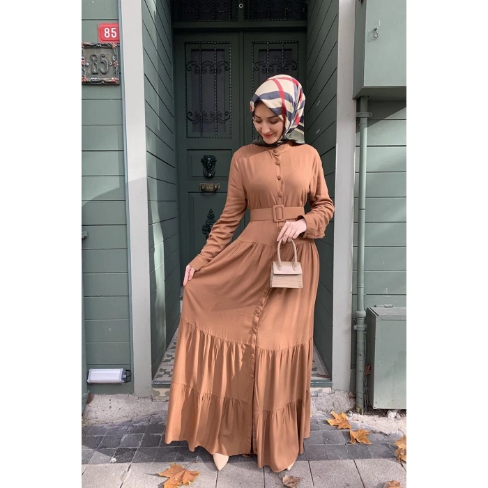 Moda Çizgi Tesettür Elbise