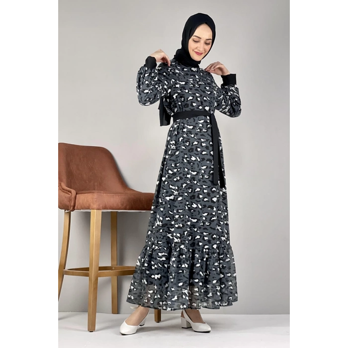 Moda Çizgi Tesettür Elbise