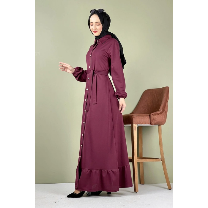 Moda Çizgi Tesettür Elbise