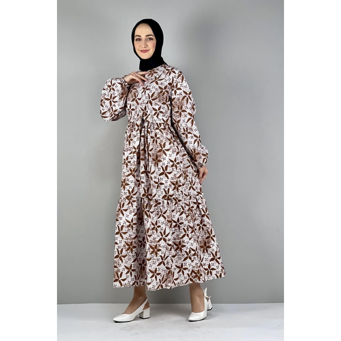 Moda Çizgi Tesettür Elbise