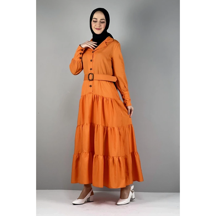 Moda Çizgi Tesettür Elbise