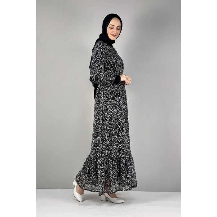 Moda Çizgi Tesettür Elbise