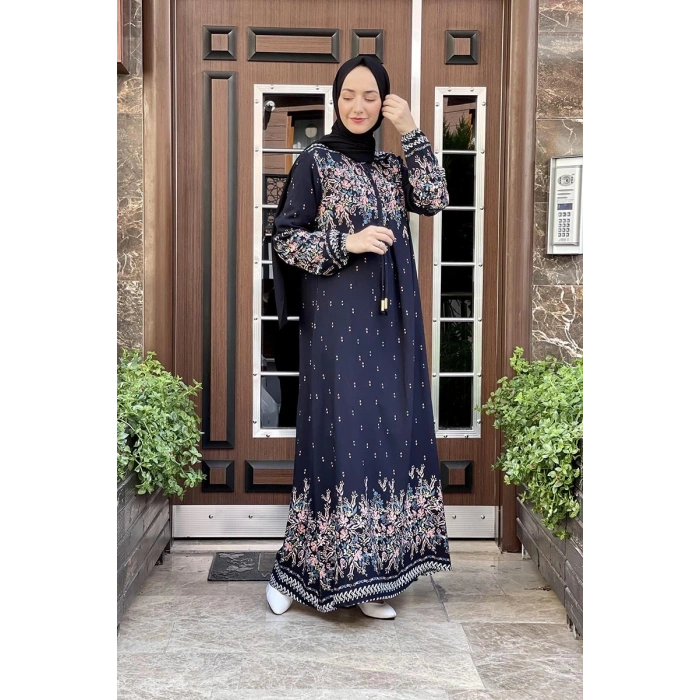 Moda Çizgi Tesettür Elbise