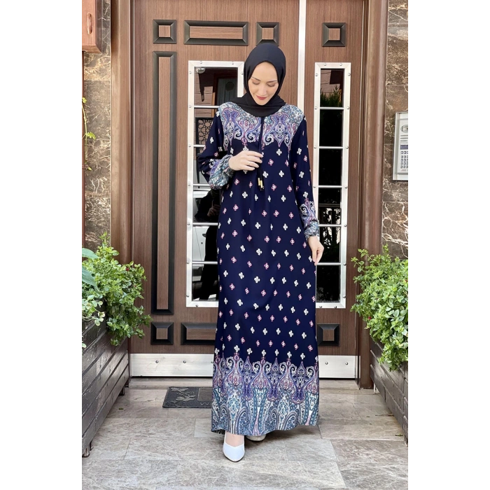 Moda Çizgi Tesettür Elbise