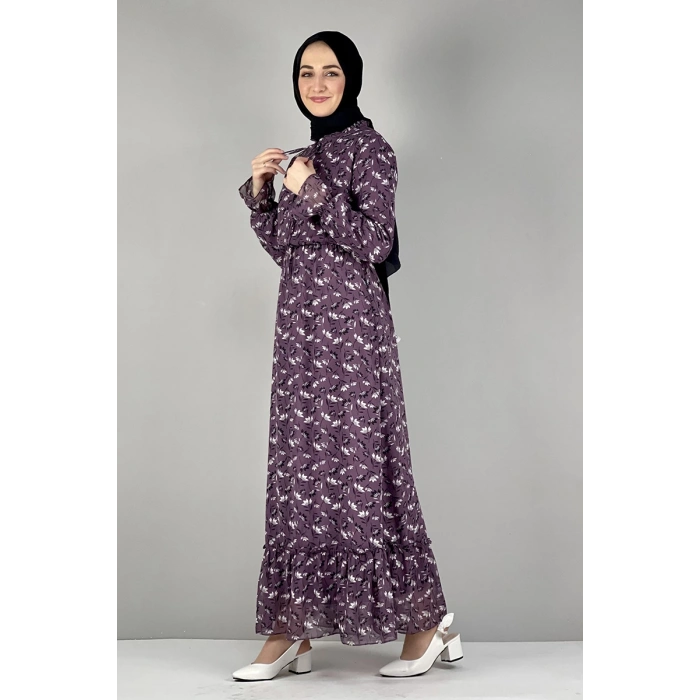 Moda Çizgi Tesettür Elbise