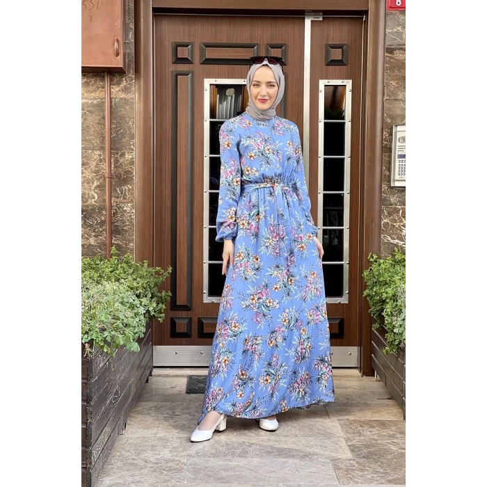 Moda Çizgi Tesettür Elbise