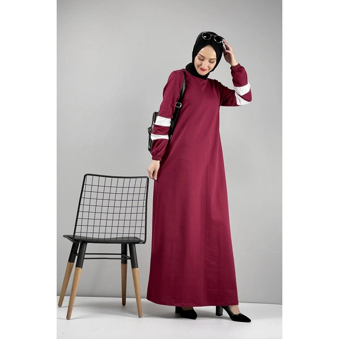 Moda Çizgi Tesettür Elbise