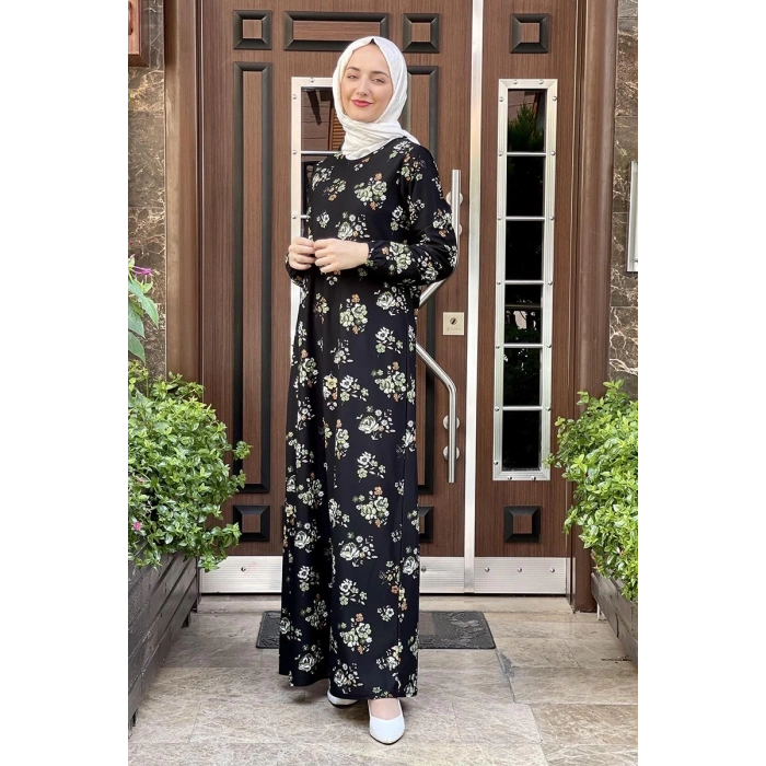 Moda Çizgi Tesettür Elbise