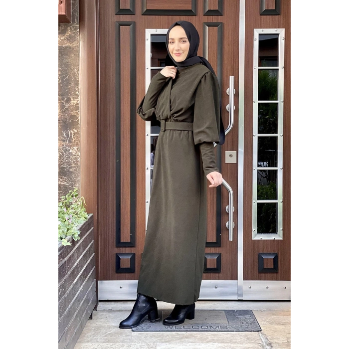 Moda Çizgi Tesettür Elbise