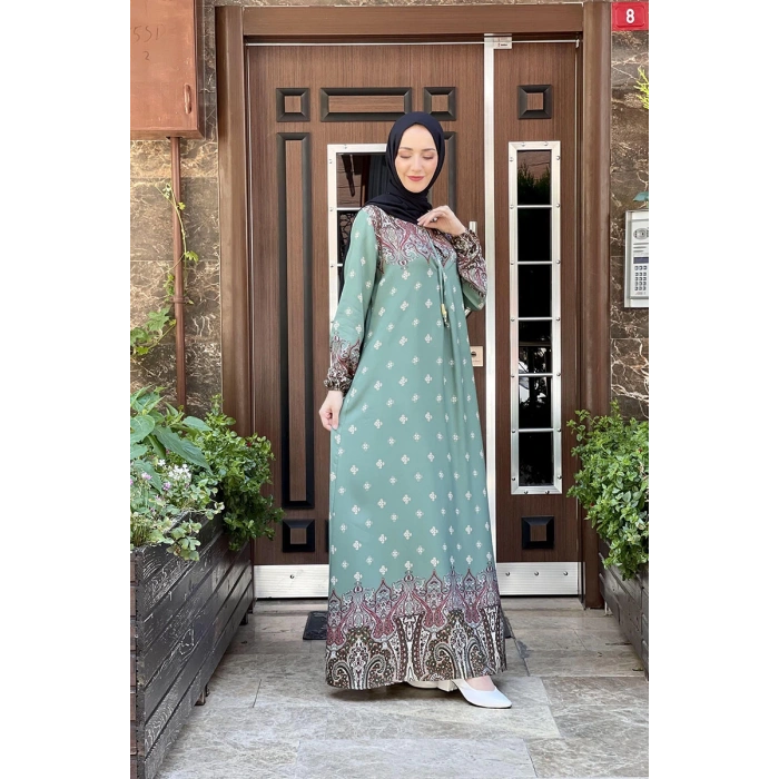 Moda Çizgi Tesettür Elbise