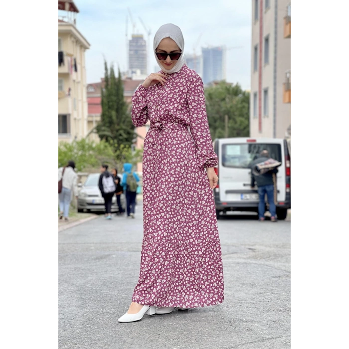 Moda Çizgi Tesettür Elbise