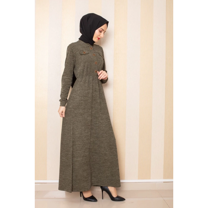 Moda Çizgi Tesettür Elbise