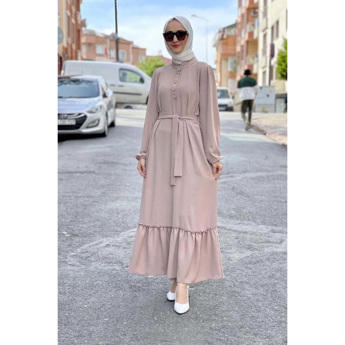 Moda Çizgi Tesettür Elbise