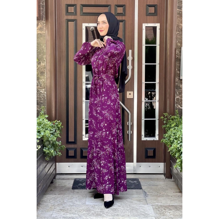 Moda Çizgi Tesettür Elbise