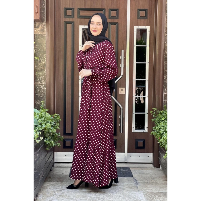 Moda Çizgi Tesettür Elbise