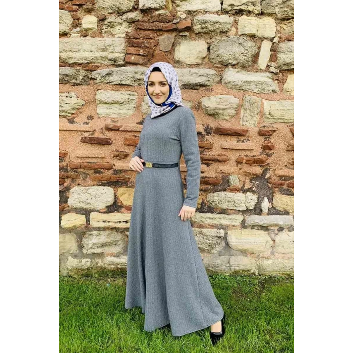 Moda Çizgi Tesettür Elbise