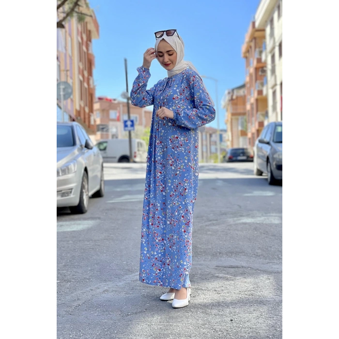 Moda Çizgi Tesettür Elbise