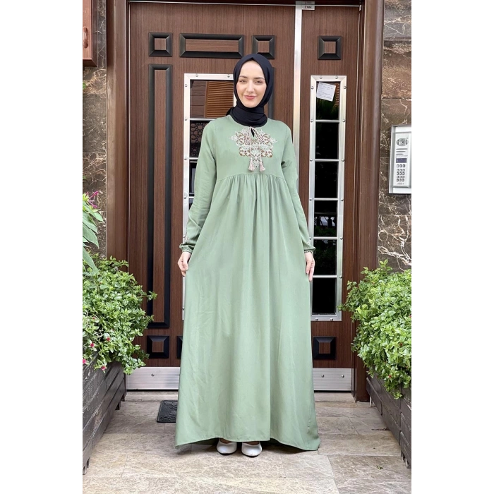 Moda Çizgi Tesettür Elbise