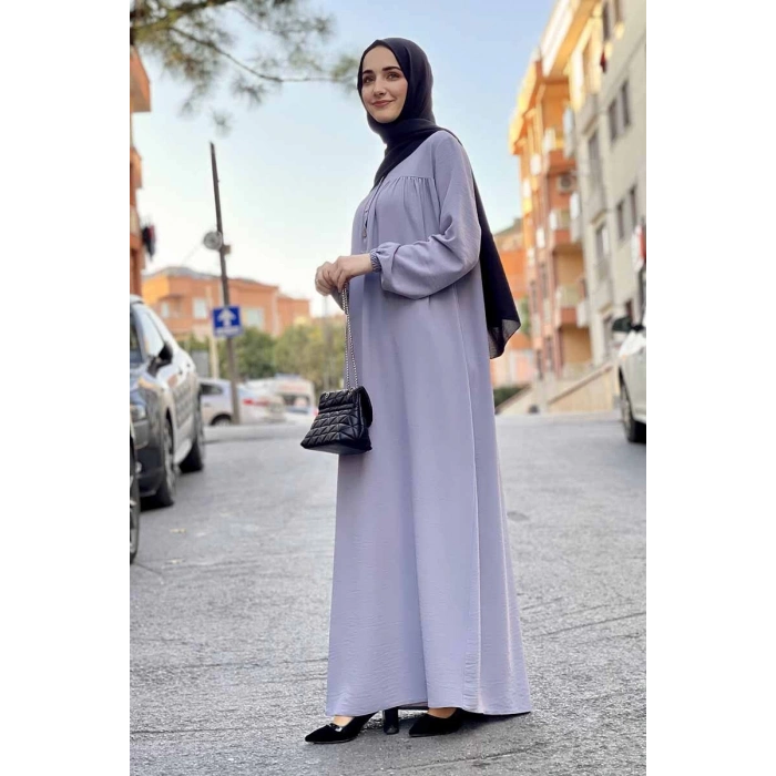 Moda Çizgi Tesettür Elbise