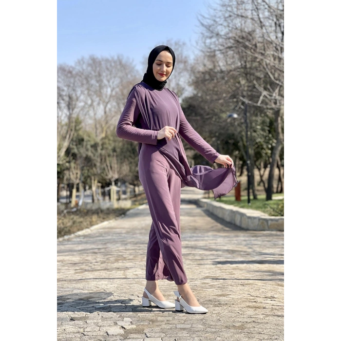 Moda Çizgi Tesettür Elbise