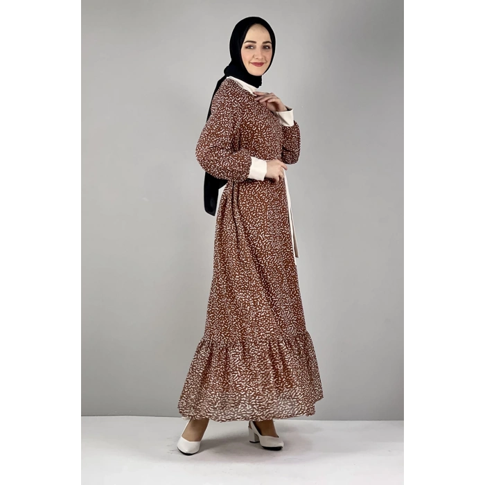 Moda Çizgi Tesettür Elbise