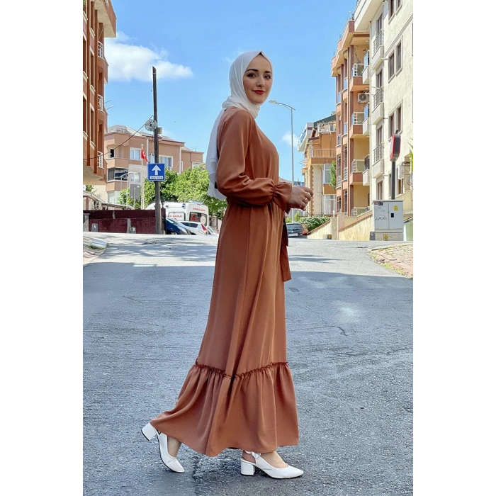 Moda Çizgi Tesettür Elbise