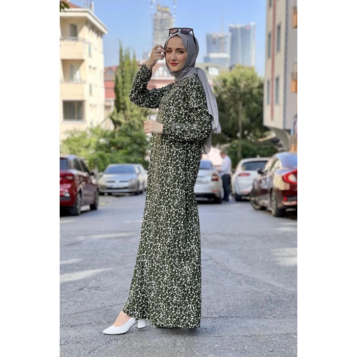 Moda Çizgi Tesettür Elbise