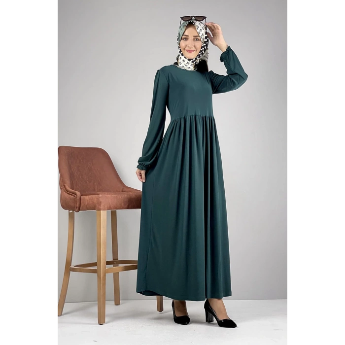 Moda Çizgi Tesettür Elbise